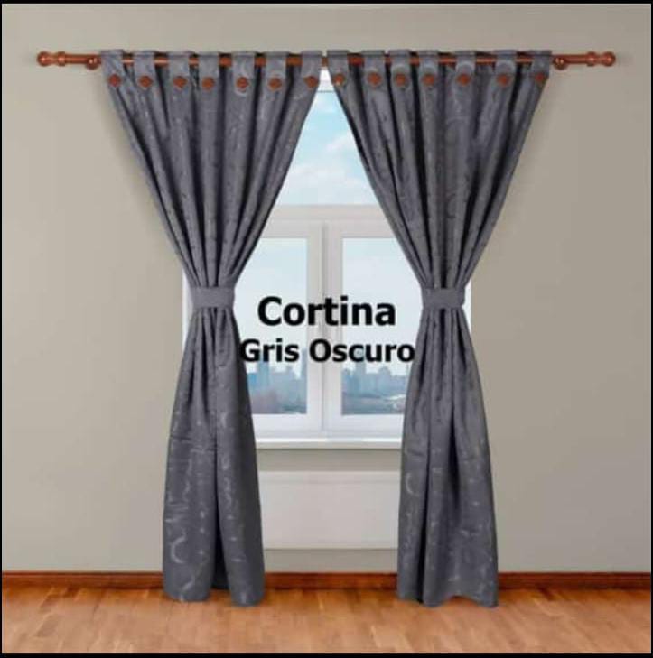 CORTINAS EN JACQUARD (DOS PANELES)