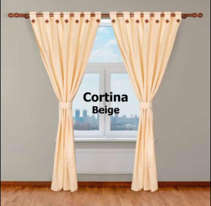 CORTINAS EN JACQUARD (DOS PANELES)