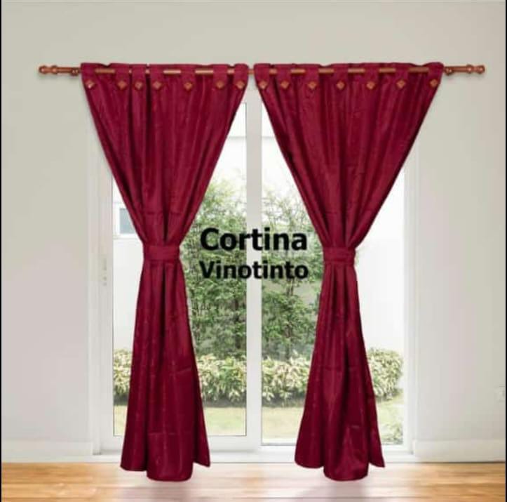 CORTINAS EN JACQUARD (DOS PANELES)
