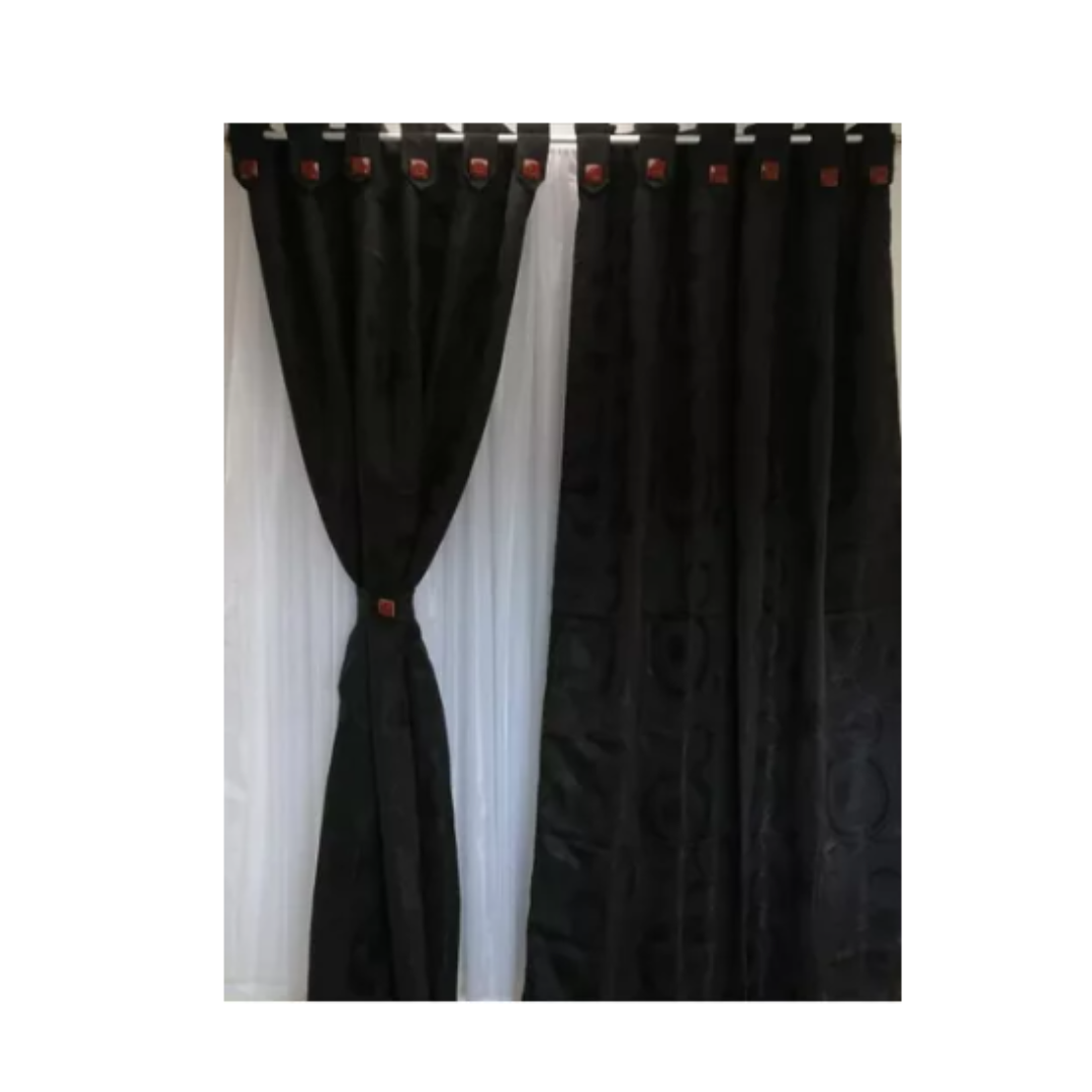 CORTINAS EN JACQUARD (DOS PANELES)