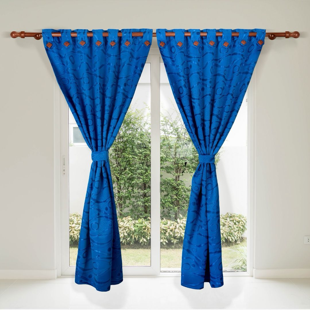 CORTINAS EN JACQUARD (DOS PANELES)