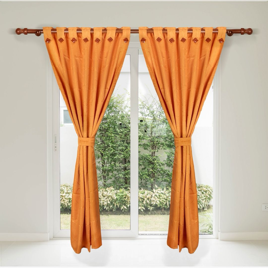 CORTINAS EN JACQUARD (DOS PANELES)