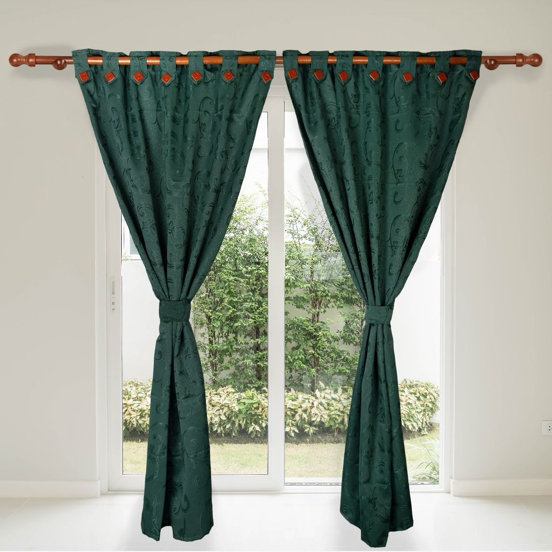 CORTINAS EN JACQUARD (DOS PANELES)