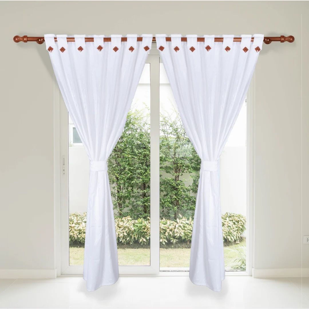 CORTINAS EN JACQUARD (DOS PANELES)