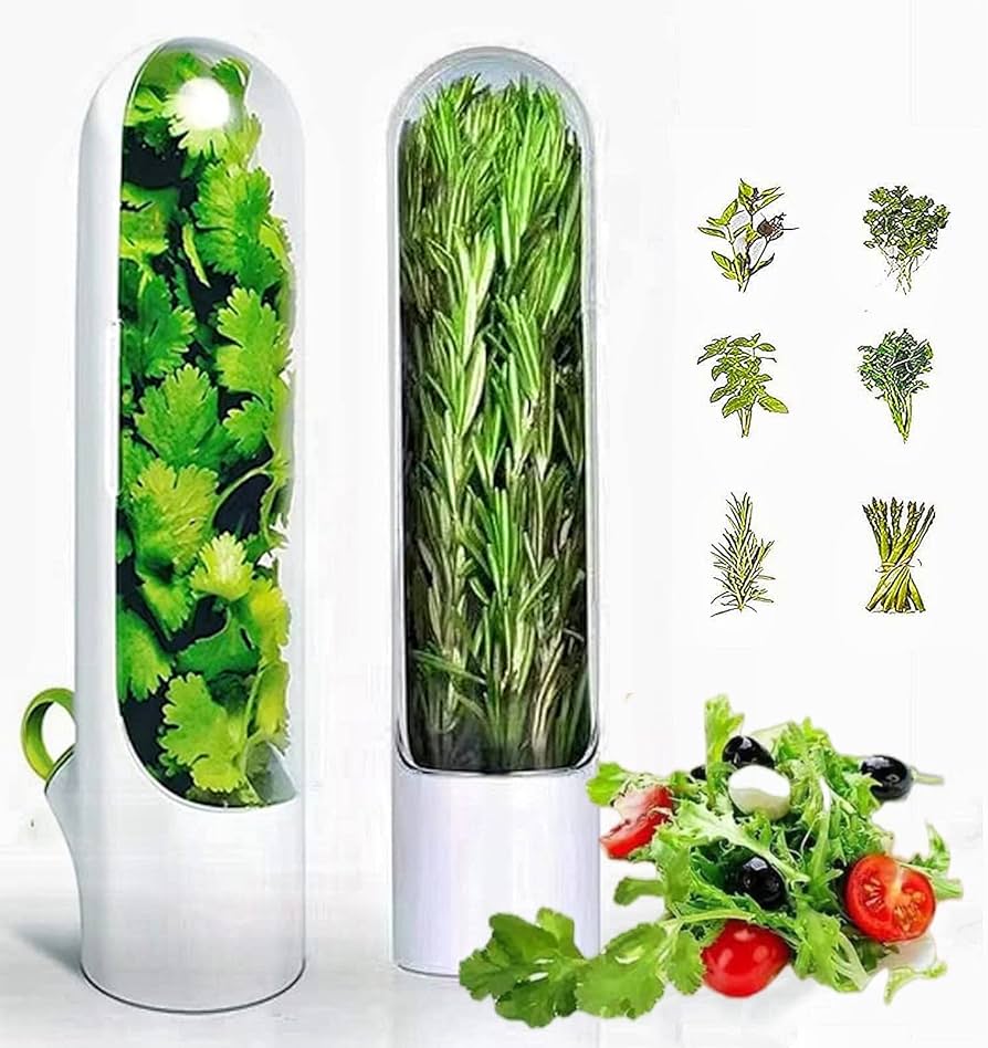 Contenedor Premium para Verduras y Hierbas Frescas
